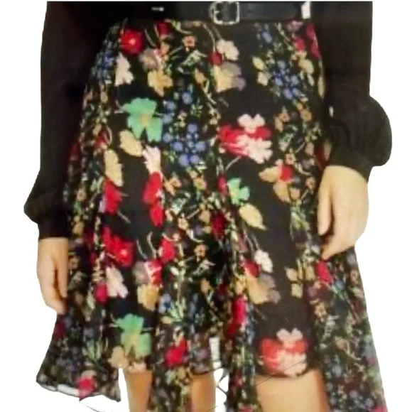 Lauren Ralph Lauren Chiffon Floral Skirt - Picture 1 of 6
